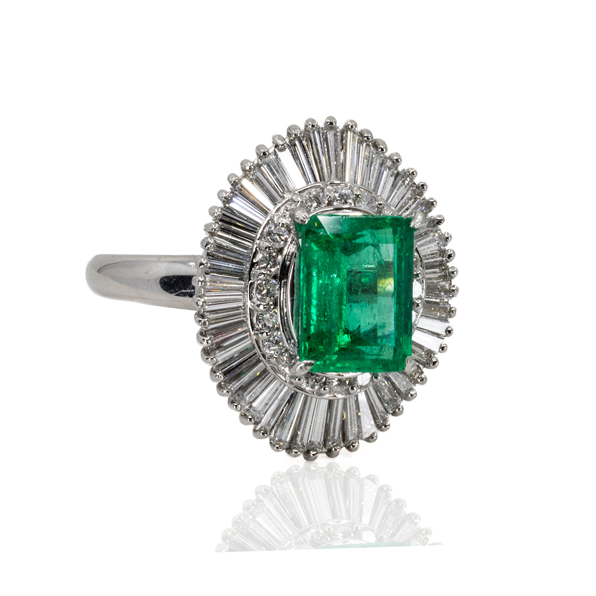 Emerald Ballerina Ring