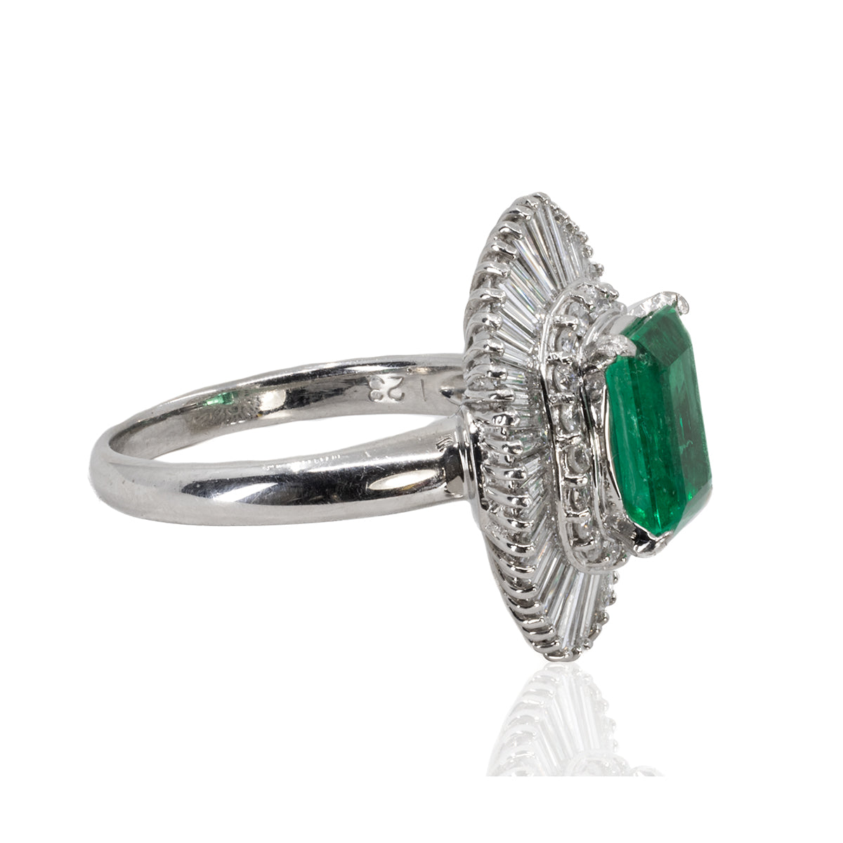 Emerald Ballerina Ring