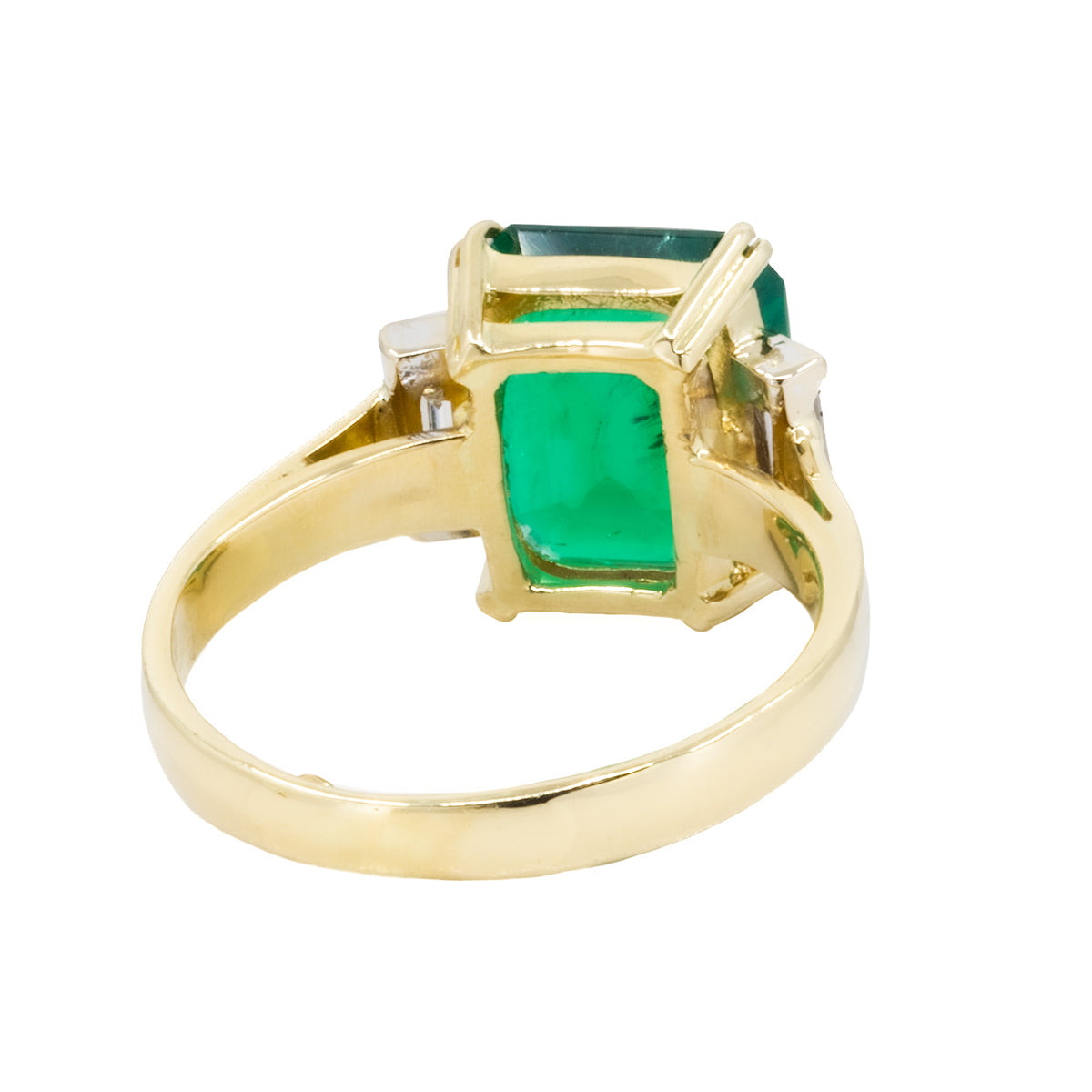 18k Chatham Emerald Ring