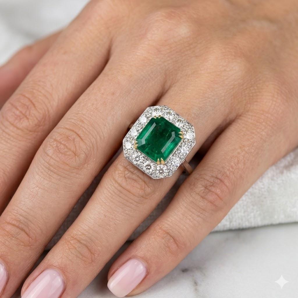 Keith Davis Emerald Ring
