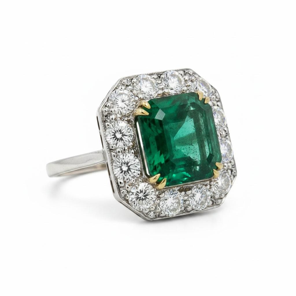 Keith Davis Emerald Ring