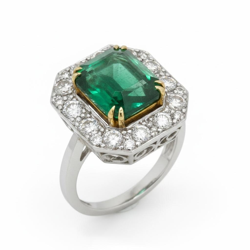 Keith Davis Emerald Ring