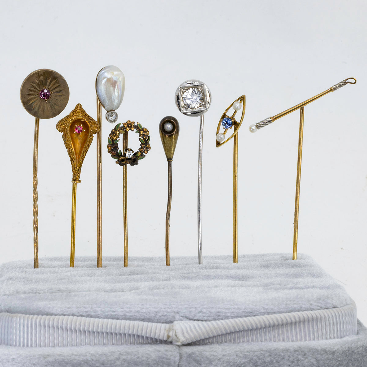 24 Vintage Gold Stick Pins