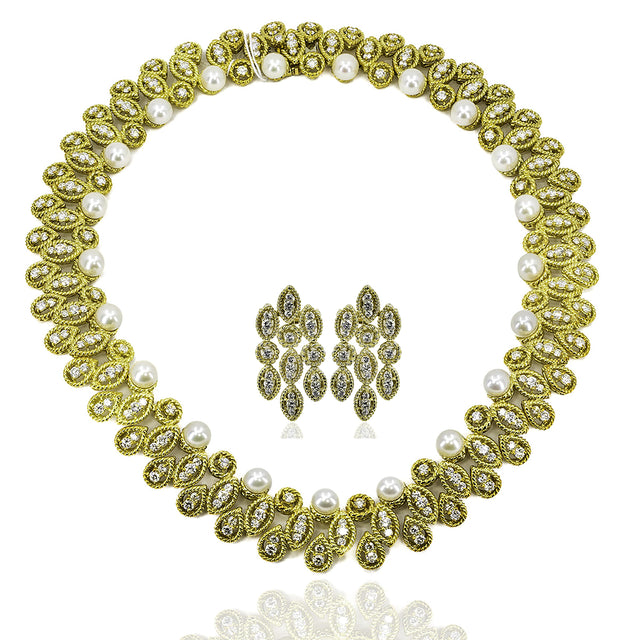 Hammerman Brothers Necklace & Earring Suite
