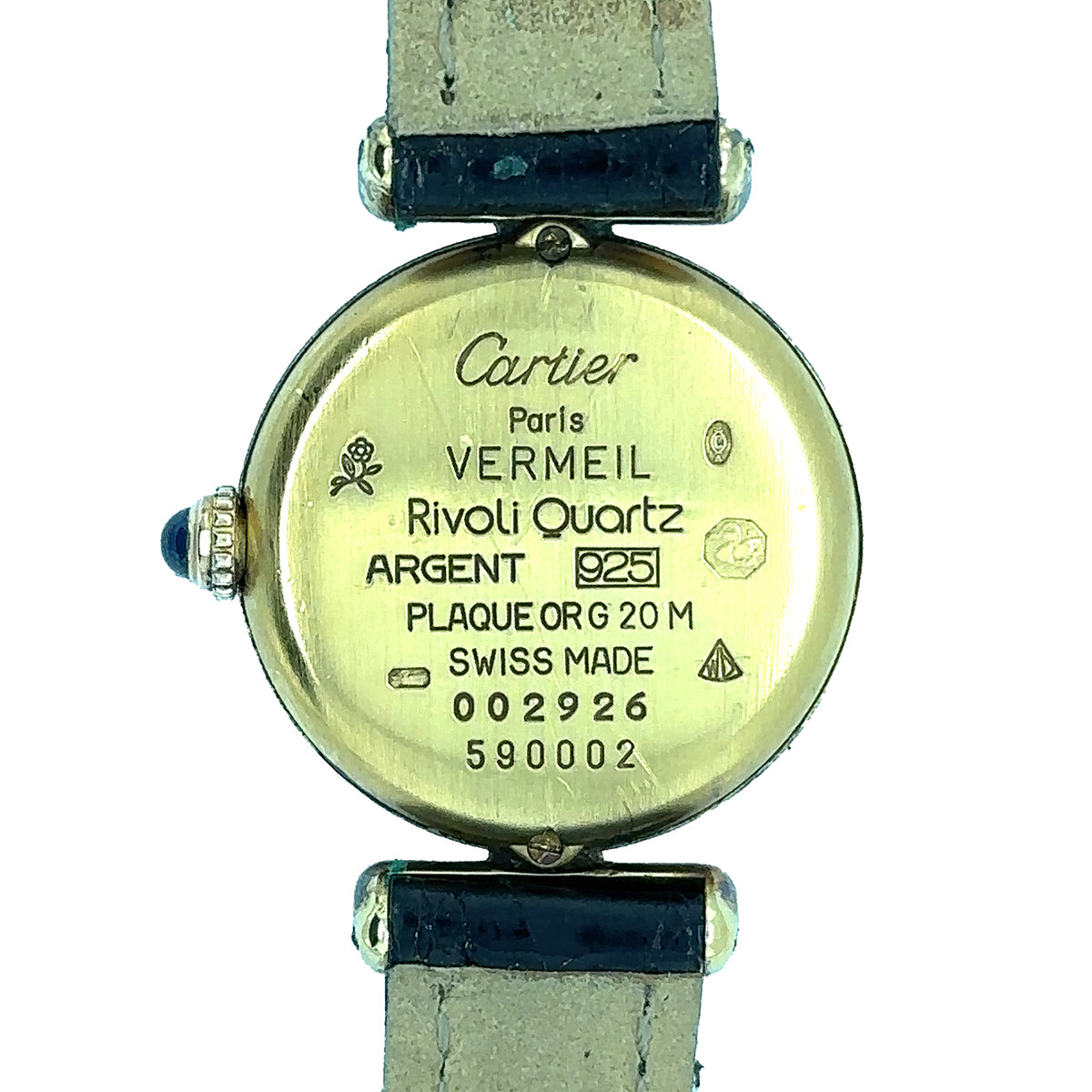 Cartier Paris Rivoli Argent Watch