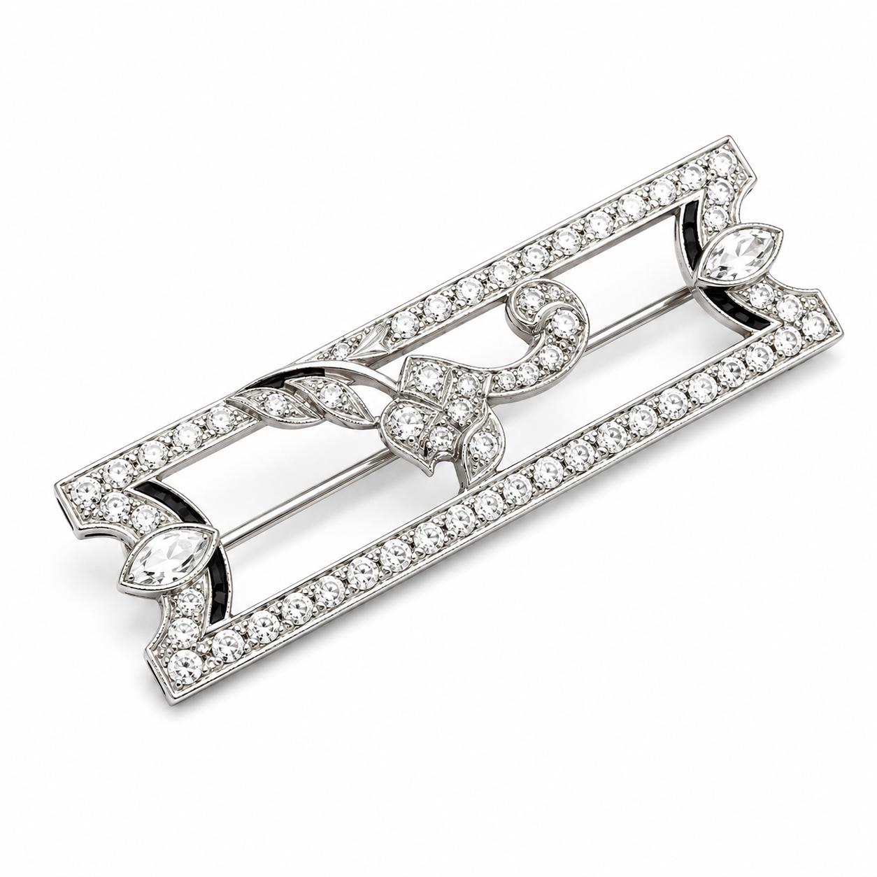 Platinum Art Deco Brooch