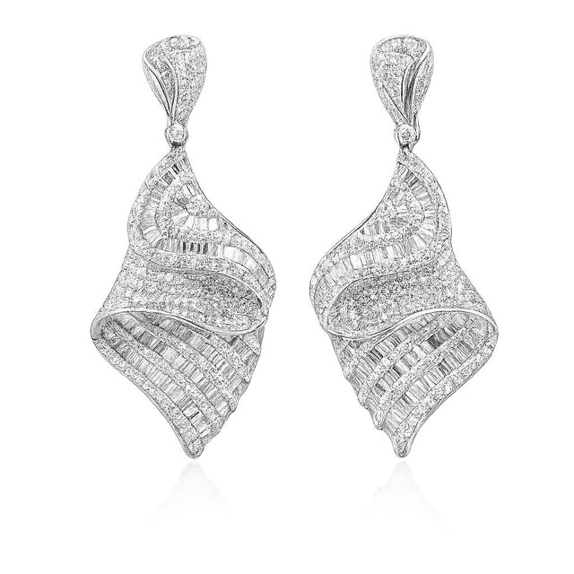 Glamerous Chandelier Diamond Earrings