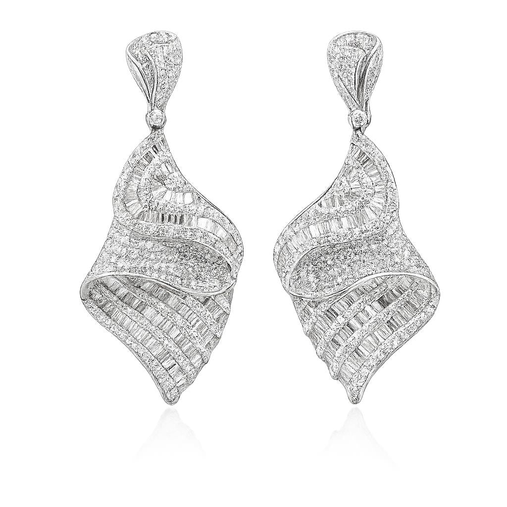 Glamerous Chandelier Diamond Earrings