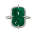 Platinum Gubelin Certified Emerald Ring
