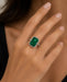 Platinum Gubelin Certified Emerald Ring
