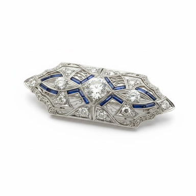 Platinum Art Deco Brooch