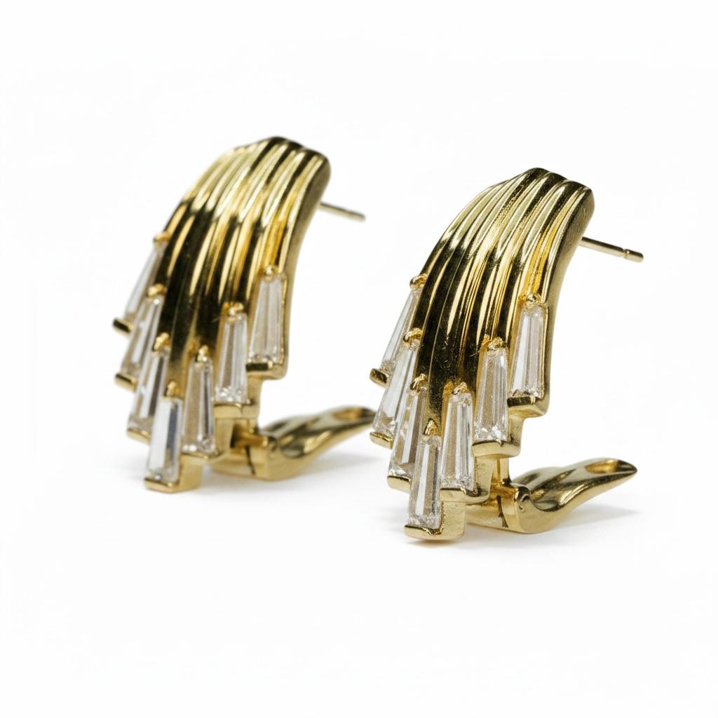 18k Diamond Earrings