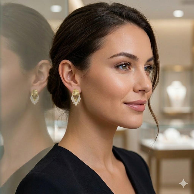 18k Diamond Earrings