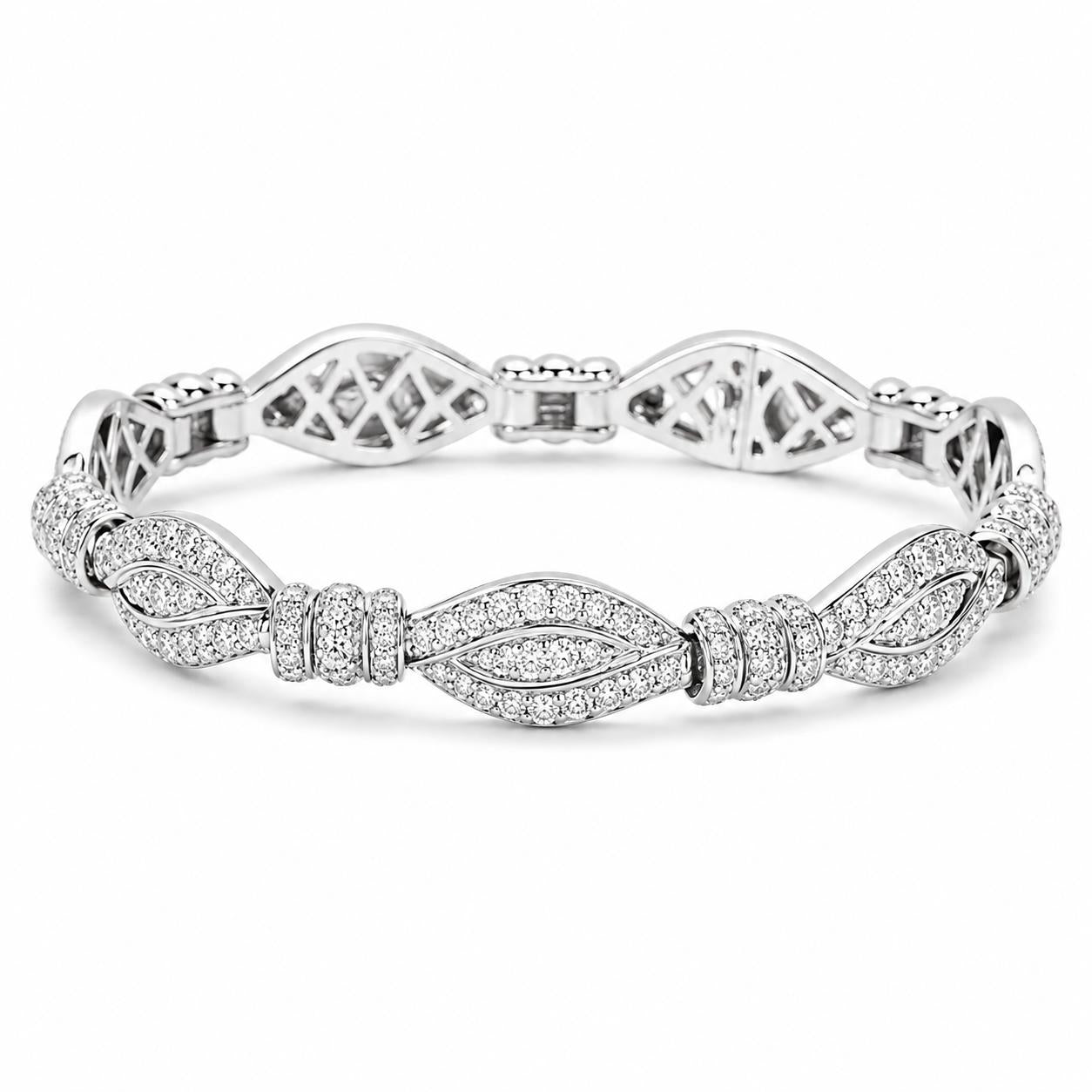 18k Pave Diamond Bracelet