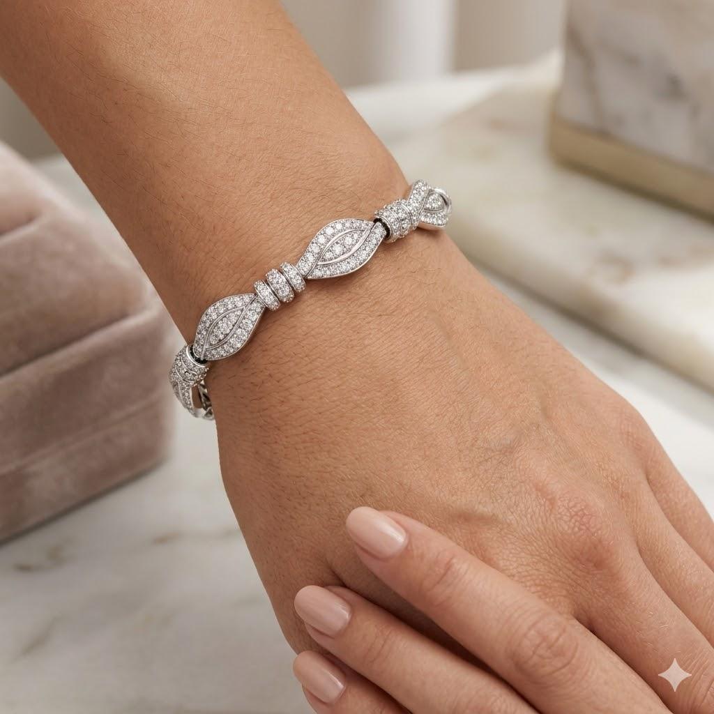 18k Pave Diamond Bracelet
