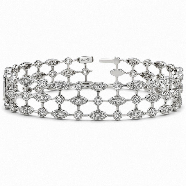 18k Martin Flyer Diamond Bracelet