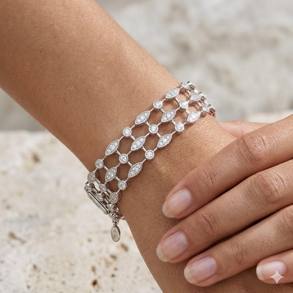 18k Martin Flyer Diamond Bracelet