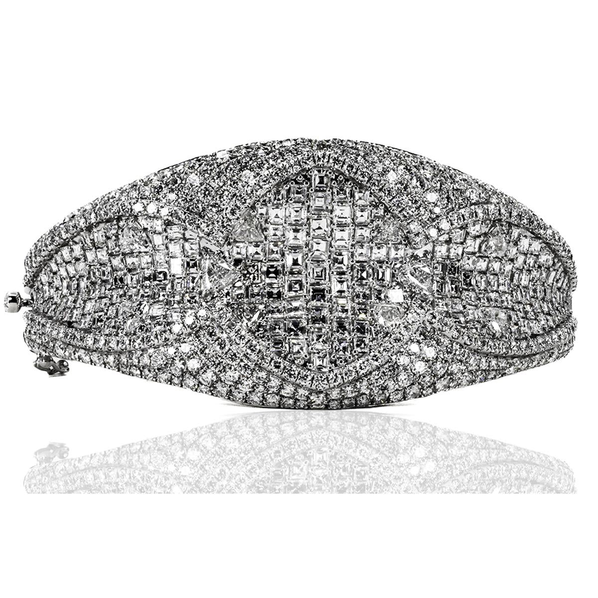 18k DIamond Bangle