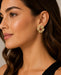 18k Diamond Floral Earrings with Inserts