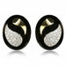 18k Diamond & Onyx Earrings