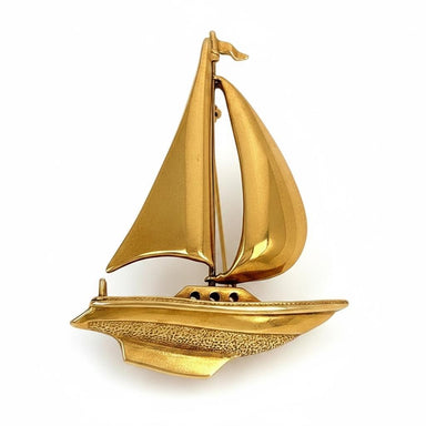 14k Sailboat Pendant