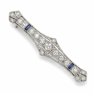 Platinum Art Deco Brooch
