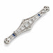 Platinum Art Deco Brooch