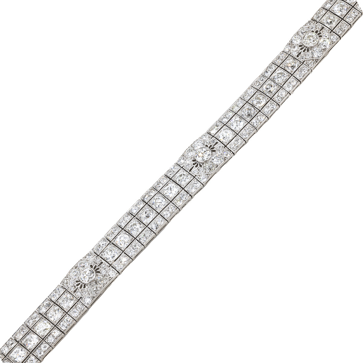 Platinum Art Deco Period Bracelet