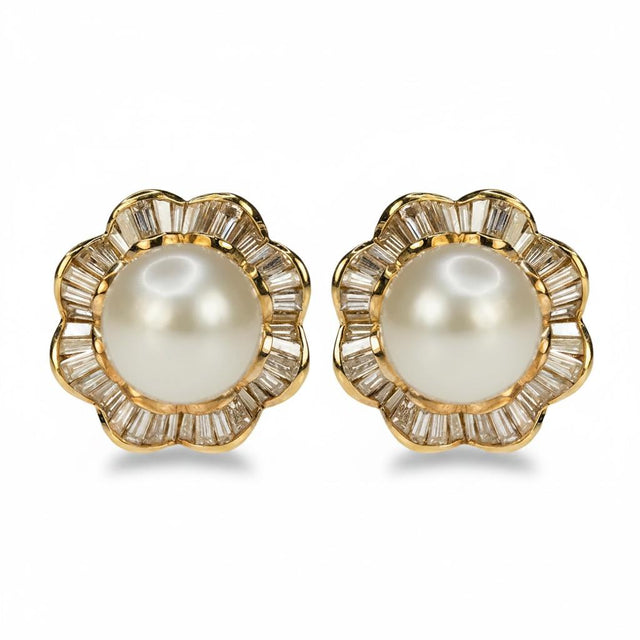 18k South Sea Pearl Earrings