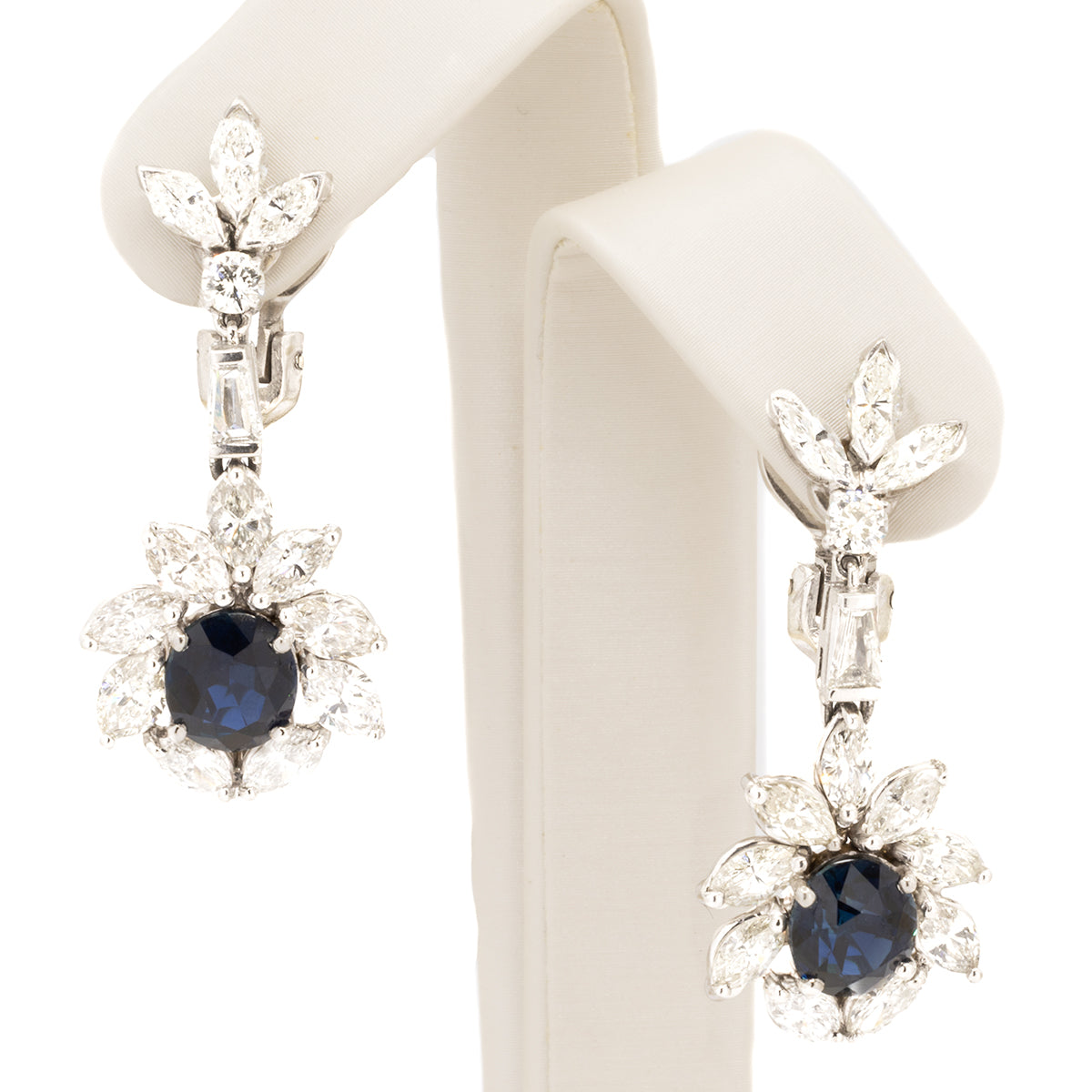 No Heat Sapphire Earrings