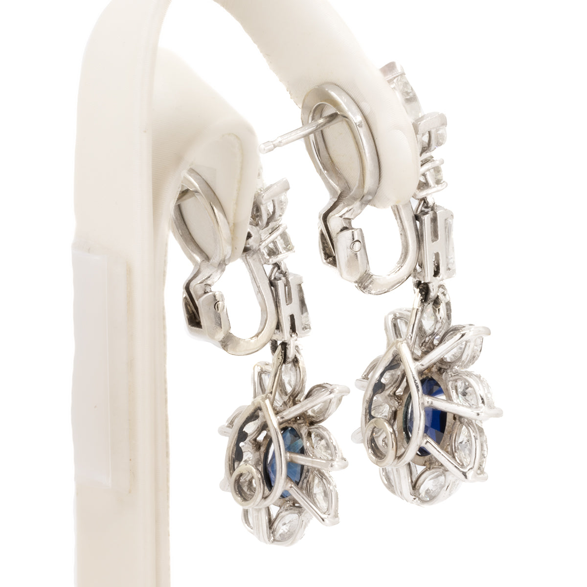 No Heat Sapphire Earrings