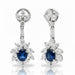 No Heat Sapphire Earrings