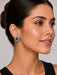 Sapphire Bead Tassle Earrings
