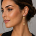 Natural Pink, Yellow & White Diamond Earrings
