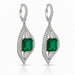 18k Colombian Emerald Earrings