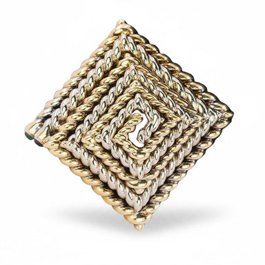 18k Tiffany & Co. Geometric Brooch