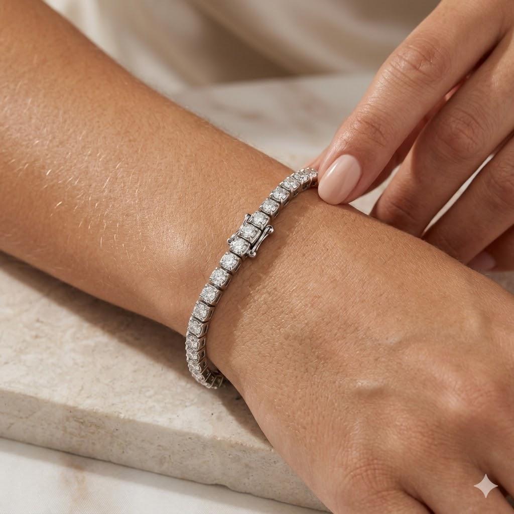 14k Diamond Bracelet