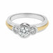 Platinum & 18k Diamond Ring