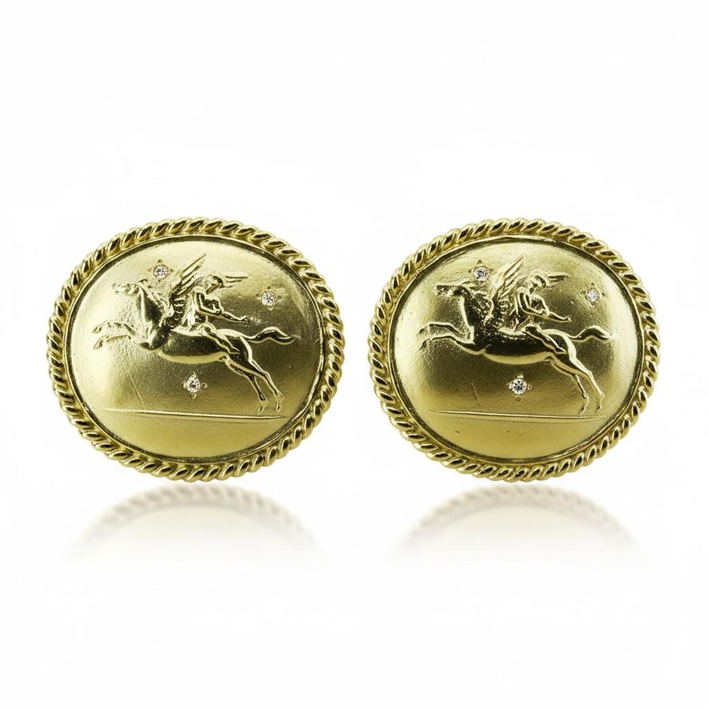 Seidengang 18k "Pegasus" Earrings