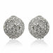 Pave Diamond Dome Earrings