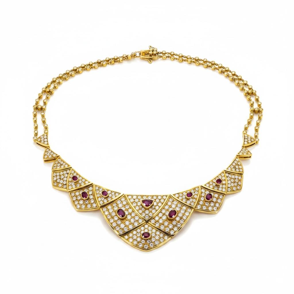 Stunning 18k Neclace & Bracelet Suite
