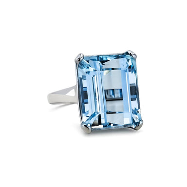 Large Aquamarine Ring