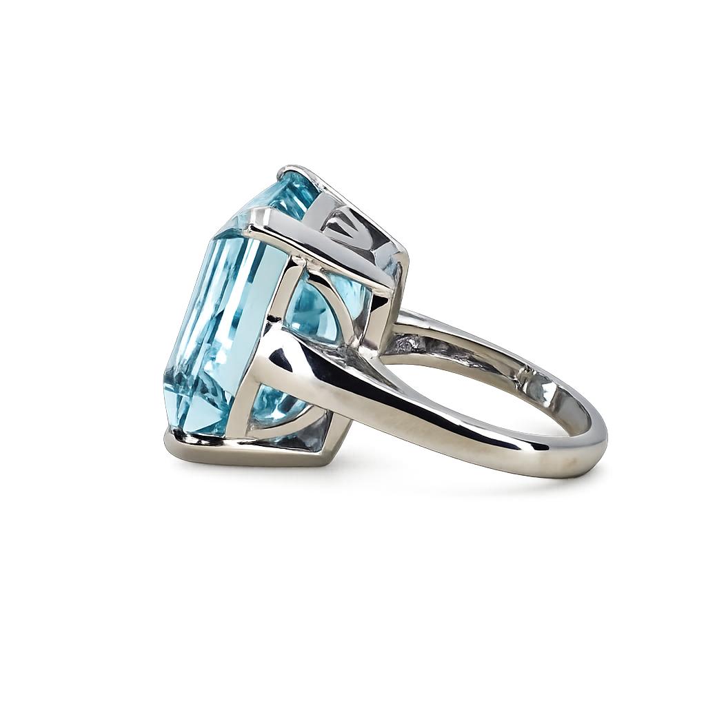 Large Aquamarine Ring