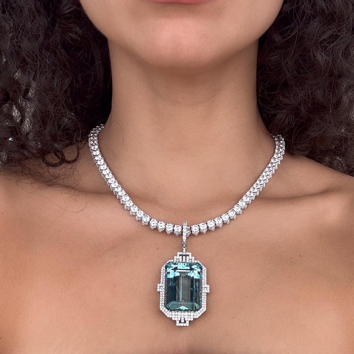 76.57 Santa Maria Aquamarine Pendant