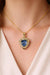 18k Sapphire Pendant
