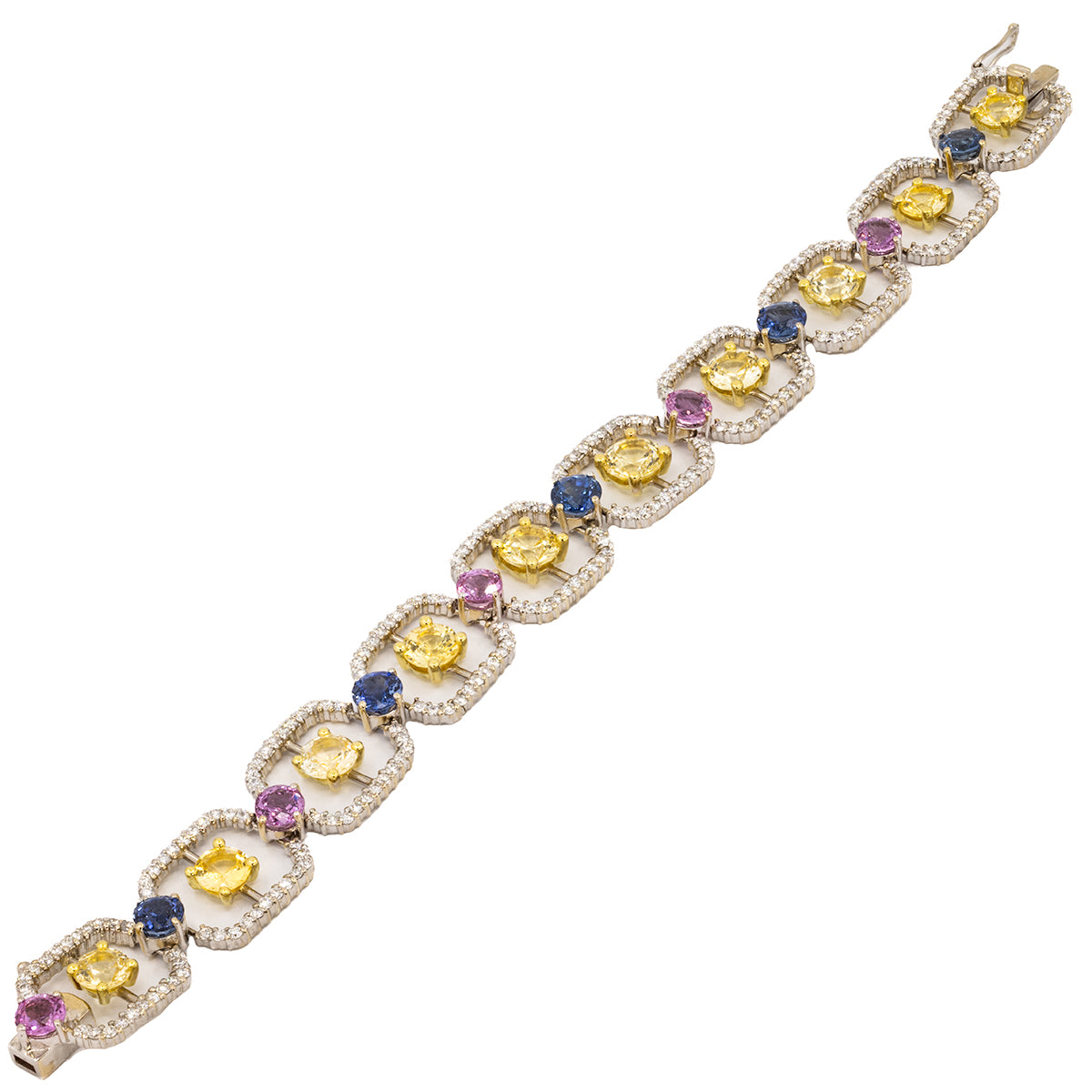 18k Fancy Sapphire Bracelet