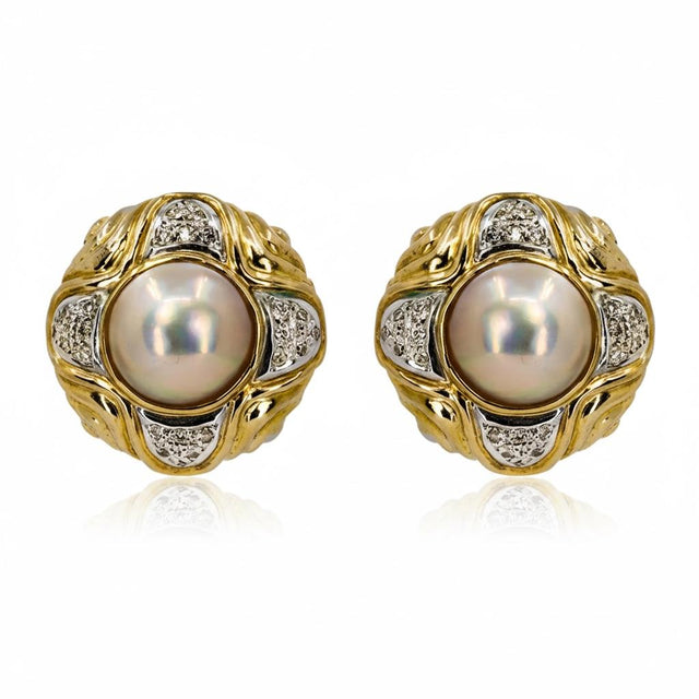 Mabe Pearl Earrings