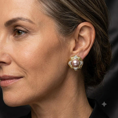 Mabe Pearl Earrings