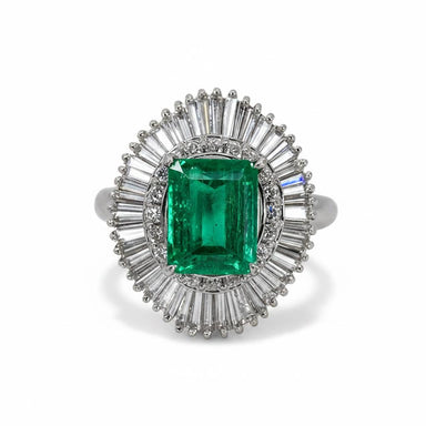 Emerald Ballerina Ring