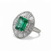 Emerald Ballerina Ring